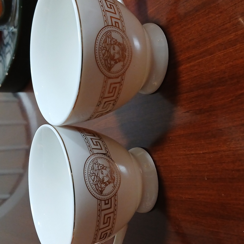 Versace By Rosenthal Medusa Fine China Cups